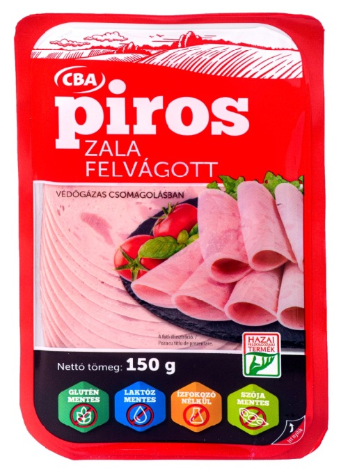 CBA Piros Zala felvágott szeletelt 150g